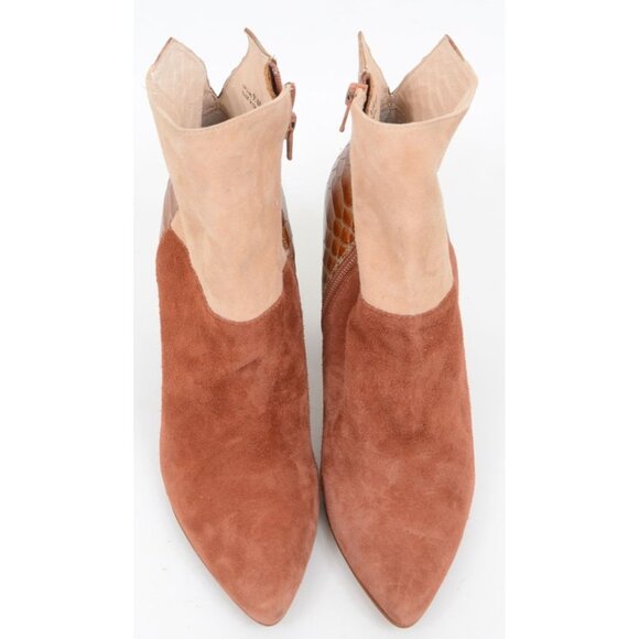 Kristin Cavallari Chinese Laundry Santorini Reptile Embossed Ankle Bootie Size 9 - Picture 6 of 10